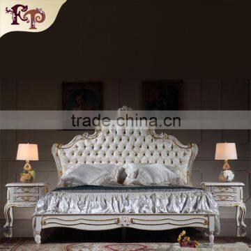 2016 Top sale Luxury Italian bed classic 0antique bed Hot sell europe designs king size beds 1411CJ