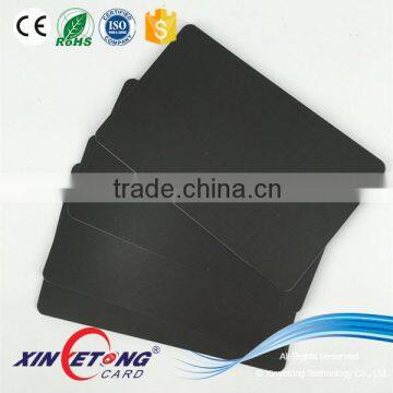 CR80 30mil Black PVC Plastic Card Blank for Thermal Printer