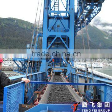 Building material crushing and screening plants conveyor belt system