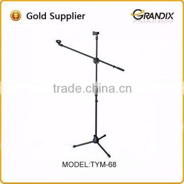 High quality height adjustable 92-158cm metal microphone stand