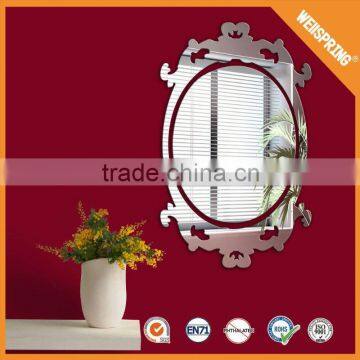 2015 hot products high quality fashion peel and stick mirror sticker wall sticker