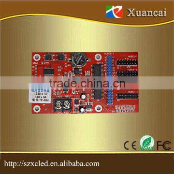 single colour/double colour network communication lan port led display control card