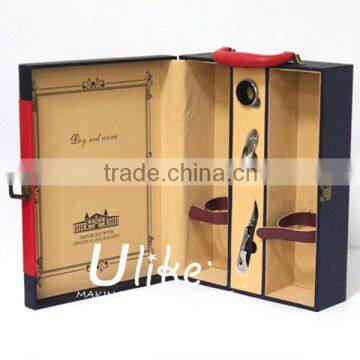 Hot Sell gift boxes twisted wine glass gift box wine glass packaging excellent wood gift boxes for wine bottles