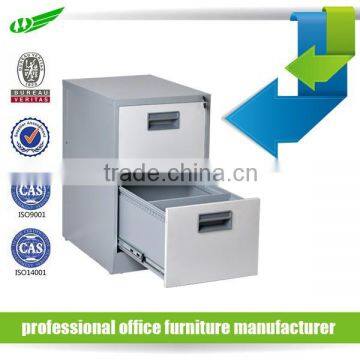 China supplier cheap lockable 2 layers file cabinet/steel drawer filing cabinet