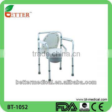 Foshan better medical folding commode chair