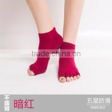 Custom Women Non-slip Yoga Pilates Socks With Grip Cotton Yoga Socks With Grip photo-3