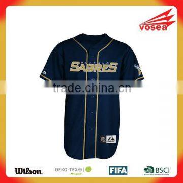 New Design 100% Polyester Hot Sale Baseball Jersey