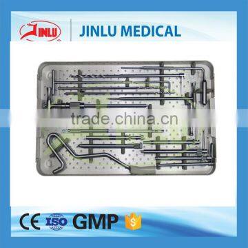 Fully stocked Self lockable interlock nail instrumentation tool