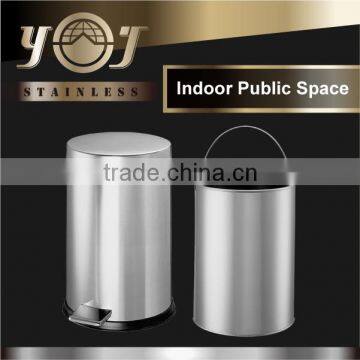 Stainless Steel Diaper Pail Hotel Fire Retardant Trash Can