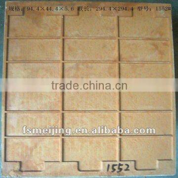 Moulding plastic for glass mosaic