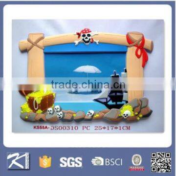 custom promotional picture frame 3D colorful soft pvc rubber photo frame