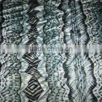 Strip Satin Digital Printing Fabric For Luxury dress