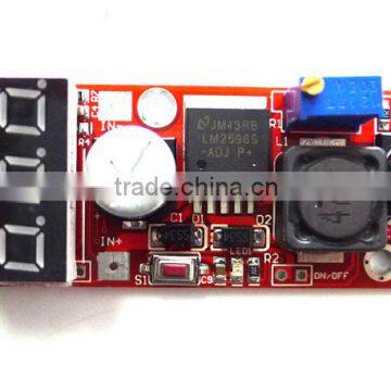 LM2596 DC4.75-35V to DC1.25V-26V converter module with LED display