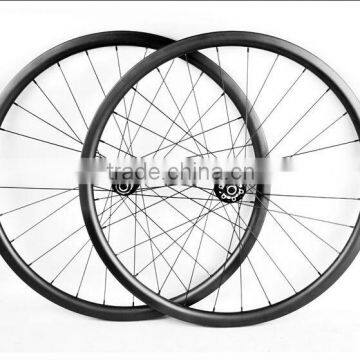 Bicycle parts T700 full Toray carbon 29er mtb wheels 27mm width clincher wheeset