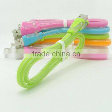 Hot Selling Colorful Cheapest Bulk Smily Face Sync Charger Usb Cable Led Lighting (OEM ODM) Quality Choice photo-4