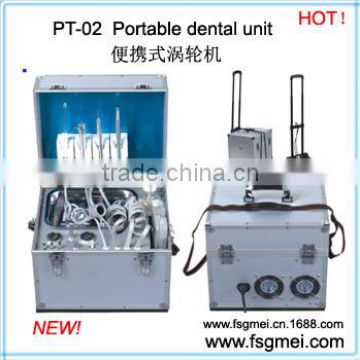 Portable dental unit Luggage Type Built-in Air Compressor