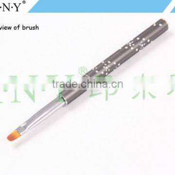 ANY Nail Art Beauty Care Metal Handle High Quality China Nail Brushes UV Gel