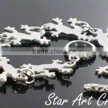 wholesale price 2012 new fashion jewelry,good quality gecko bracelet jewelry,stainless steel fashion gecko bracelet jewelry B006
