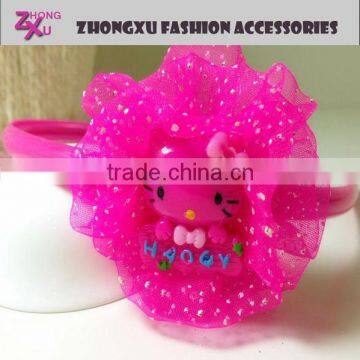 new cheap promotion plastic kids hello kitty hair band