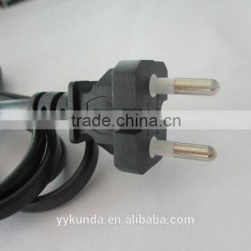 KC approval 2 pin 250V 6A Korea power cord