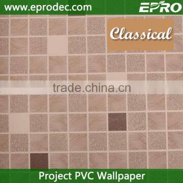 special design simple vinyl project wall paper with free design