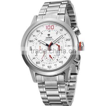 2015 WEIDE Relojes De Marca Masculino Auto Date Day Week Stainless Steel Band Clock Men Watches WH3311-4C photo-2