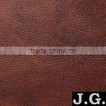 Embossed microfiber leather 1.2mm ~ 2.0mm for shoes, bags, luggage, car seat, furniture and etc.