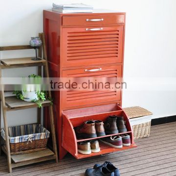 High quality eco-friendly handmade wooden shoe shelf wholesale