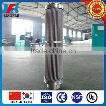 pleat glass fiber filter element for hydraulic lubrication system