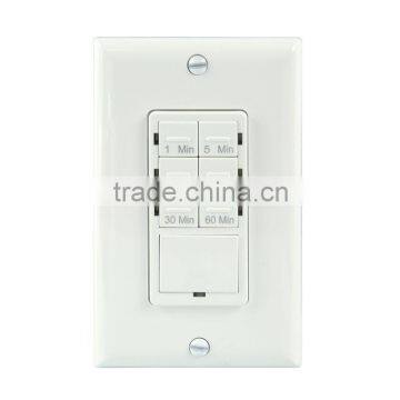 in wall countdown timer switch 7 button preset