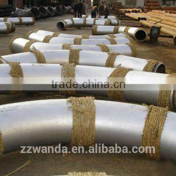 Bend 25 deg Pipe ERW Bevelled Ends CS ASTM A53-B Dims to ASME B36.10