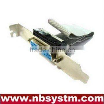 Motherboard printer LPT parallel bracket, 25ports motherboard parallel bracket extended port