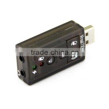 Wholesale 3d sound usb audio driver adapter virtual 7.1 channel