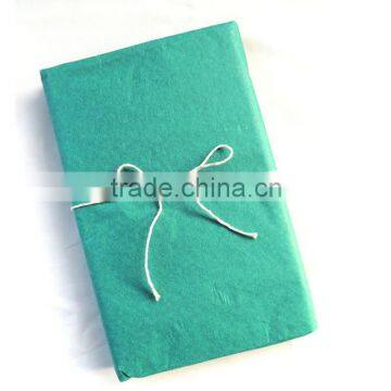 Peacock Teal Blue wrapping tissue paper for clothes
