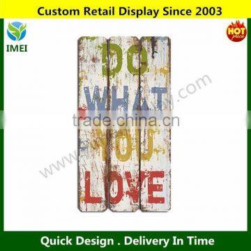 Do What You Love wall wood sign word art primitive rustic home decor 12X24" YM3-203