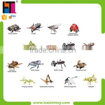 Wholesale Customized Insect 3d Puzzle Game