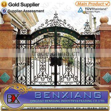 Modern luxious craft wrought iron gate design