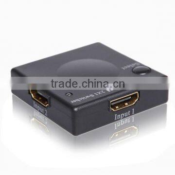 2 in 1 out hdmi switch 1x2 compatible well for HD-DVD,SKY-STB, PS3, Xbox360