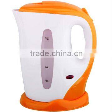 1.8L cordless plastic electric kettle