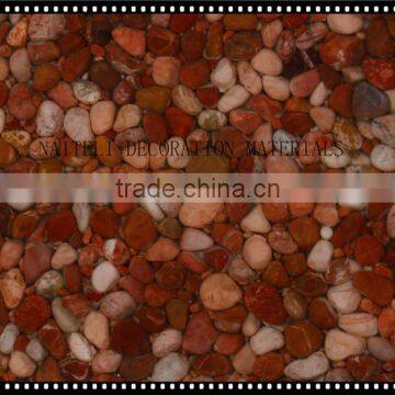 Colorful Pebble Natural Stone Wall Cladding Panel