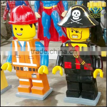 FRP movie theme sculpture Lego series cartoon characters