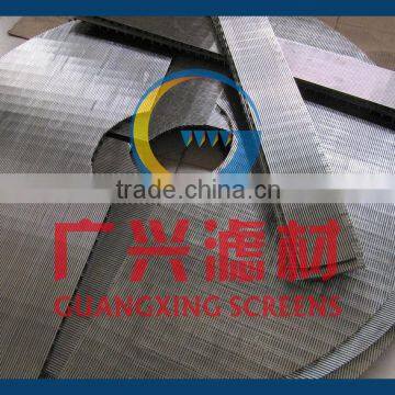 stainless steel 304 roundness wedge wire screen for beer process