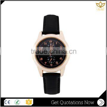 Alibaba trade assurance waterproof alloy watchcase vogue quartz watches women Y002