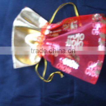 Organza Bag for gift with drawstring closure