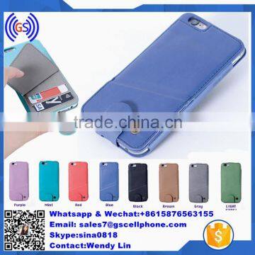 Creativity 2016 Product, The Secret Cover Case For Iphone ,Leather Card Case