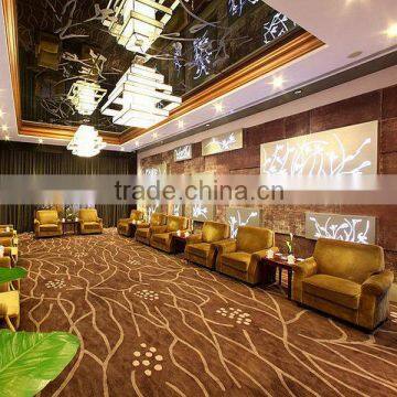 Acrylic jacquard carpet Hand carved carpets for luxurious hotel