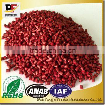 Virgin PP/PE Masterbatch, Color masterbatch, High covering, disperse evenly Red masterbatch