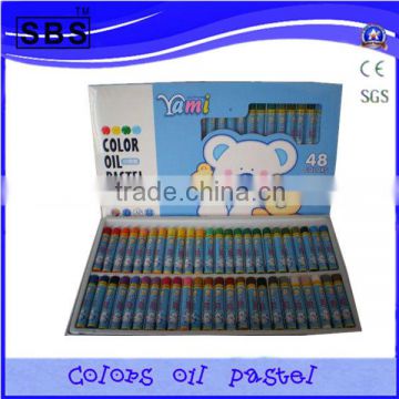 48 colors round oil pastel/oil color crayons