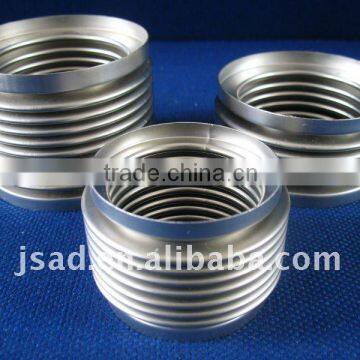 Corrugated flexible stainless steel bellows tube