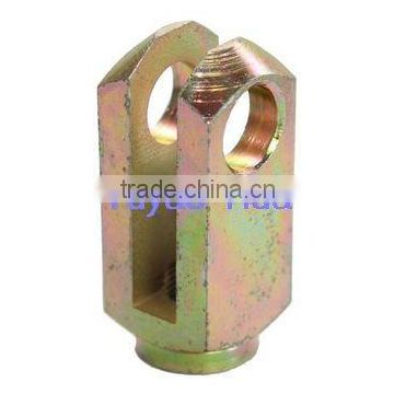 12-37mm 20x20 and 8T yellow zinc plated Clevis with M10 for Gas spring